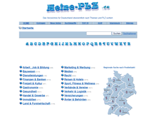 Tablet Screenshot of meine-plz.de
